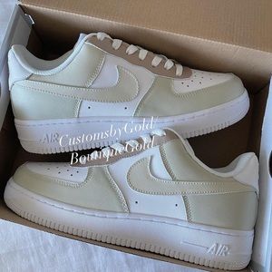 Nike Air Force 1 nude customs